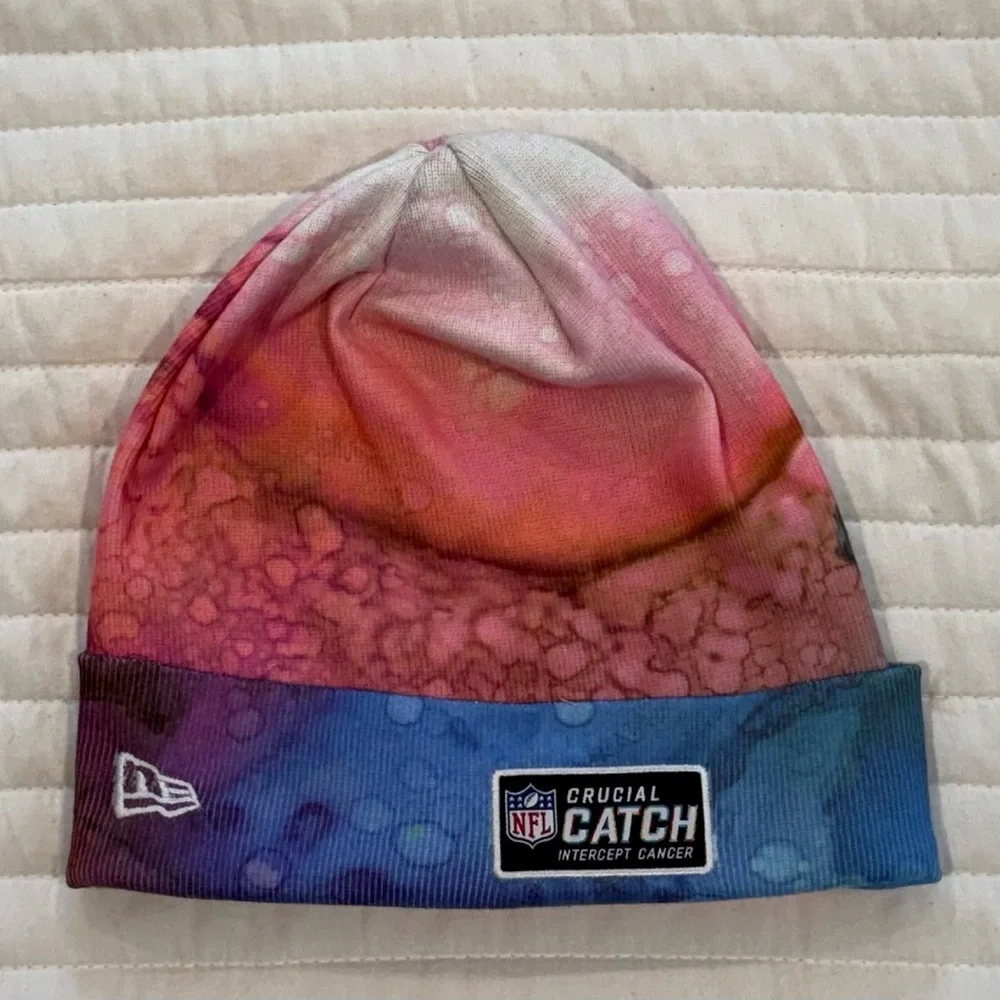 New Era Dallas Cowboys Crucial Catch Tie Die Beanie One Sz Fits Most